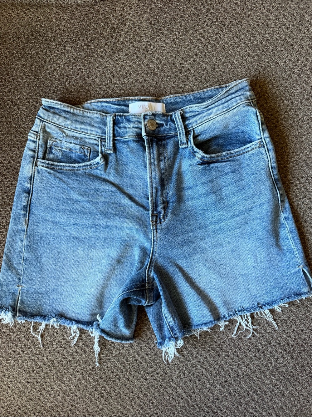 Vervet Light Blue Denim Cutoff Shorts